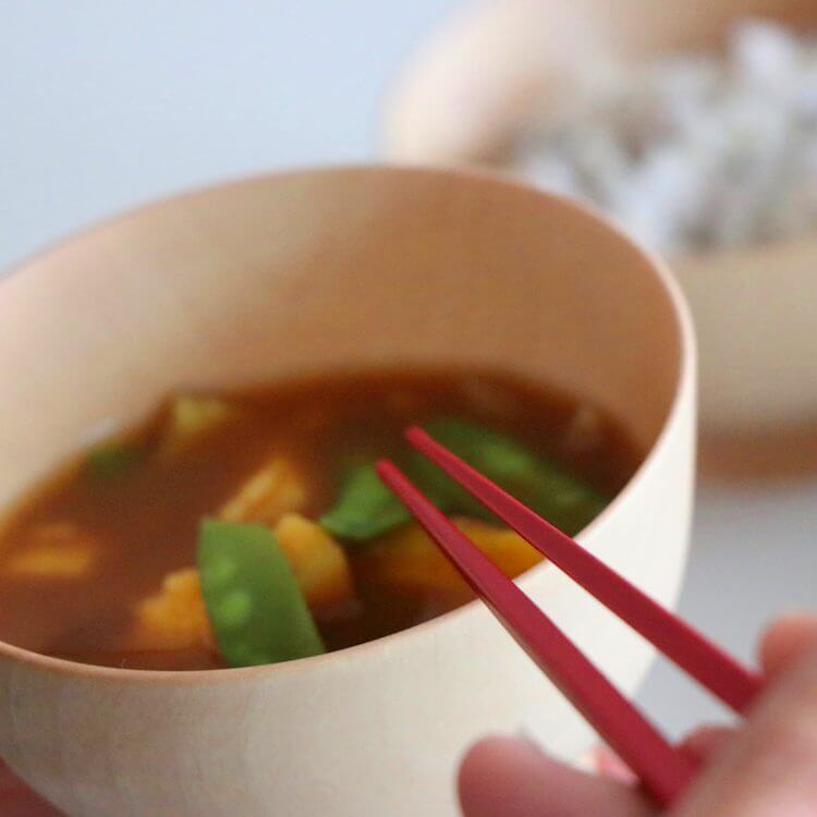 甲斐のぶお工房|箸|レッド