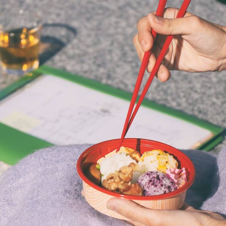 甲斐のぶお工房|箸|レッド