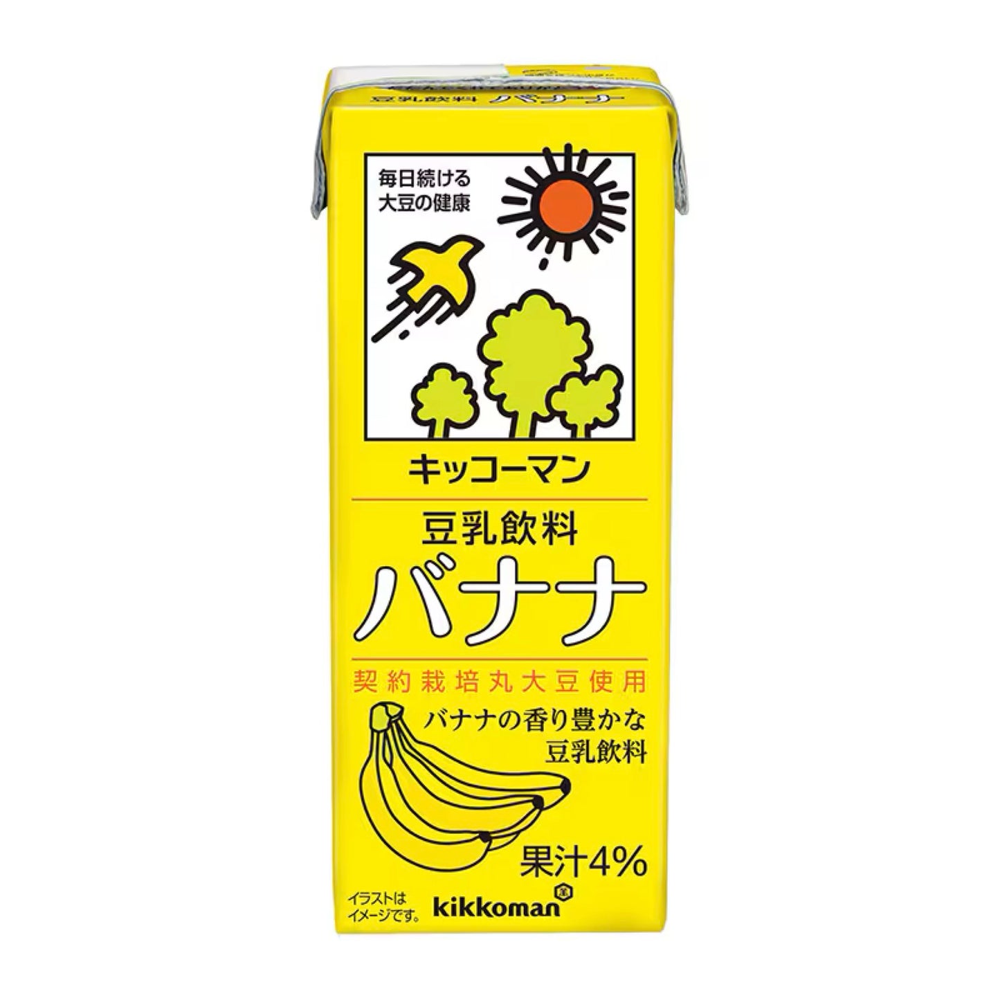 キッコーマン 豆乳飲料 バナナ 200ml / 1000ml