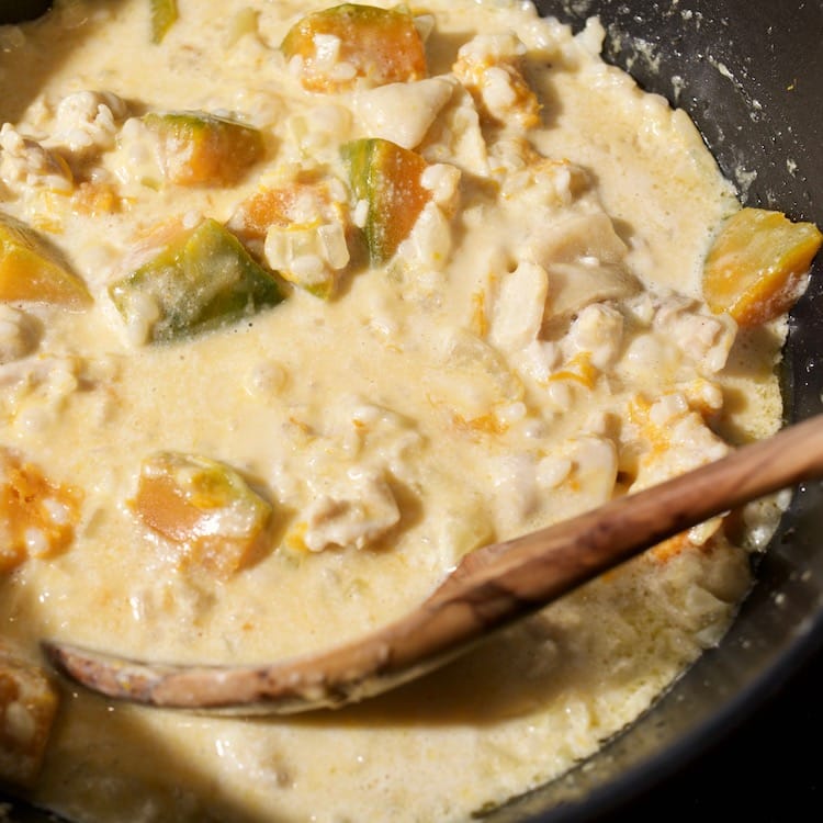 ホクホクかぼちゃの濃厚クリームリゾット(5人分)