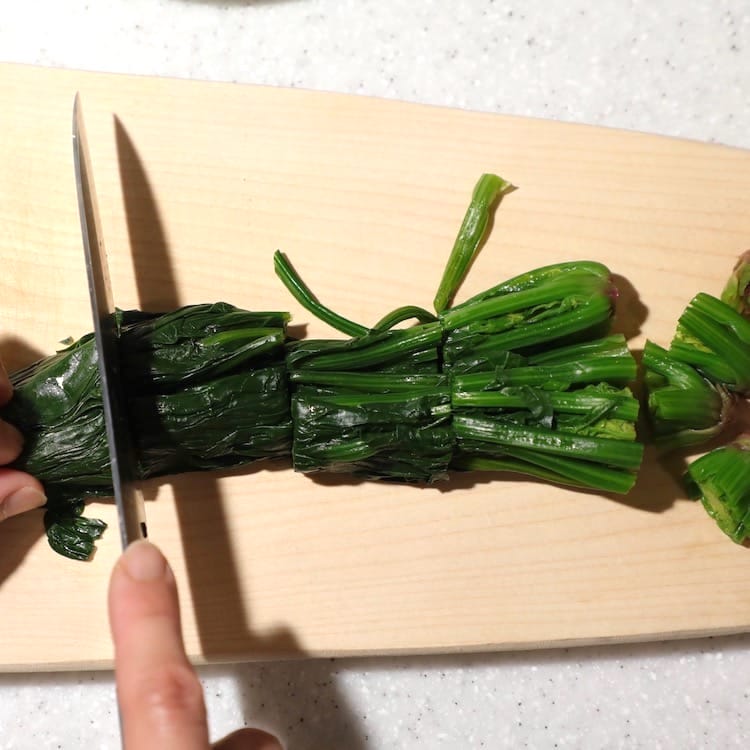 簡単時短!ほうれん草のおひたし(1人分)