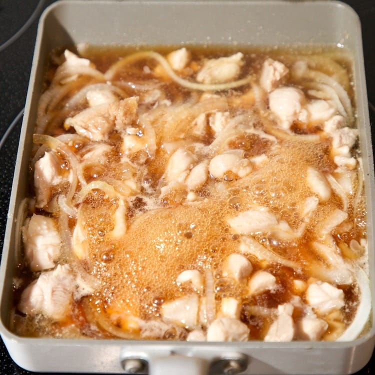 すぐ出来る、いつもの親子丼(5人分)