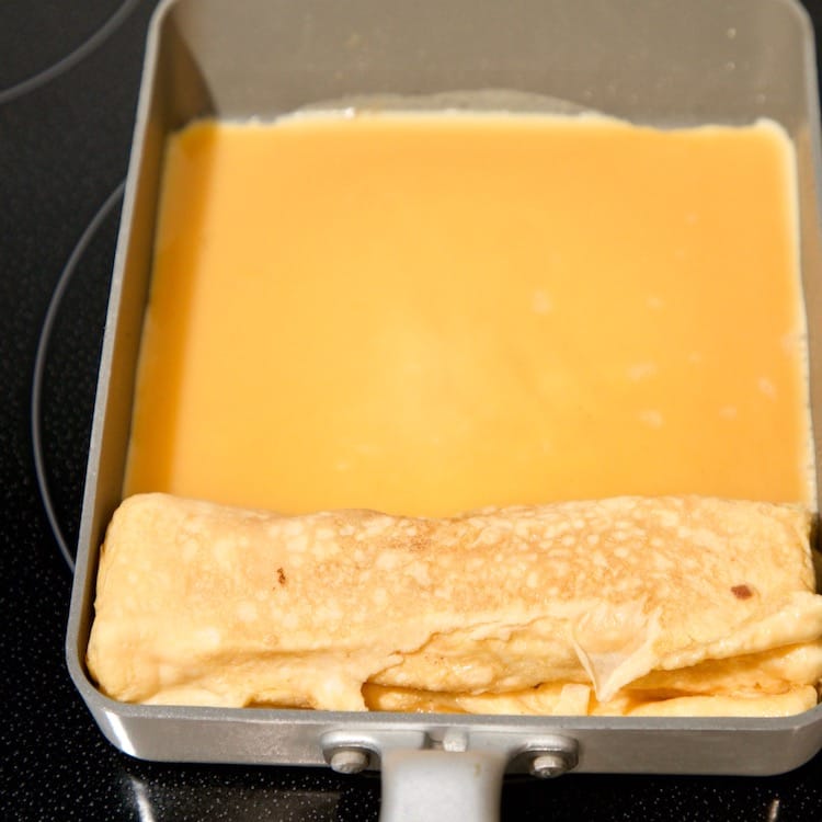 焼きたてふわっと、だし巻き卵(5人分)