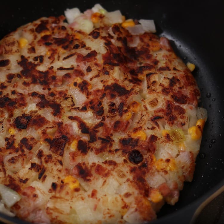 ベーコン&ハム&チーズのハッシュドオニオン(2人分)