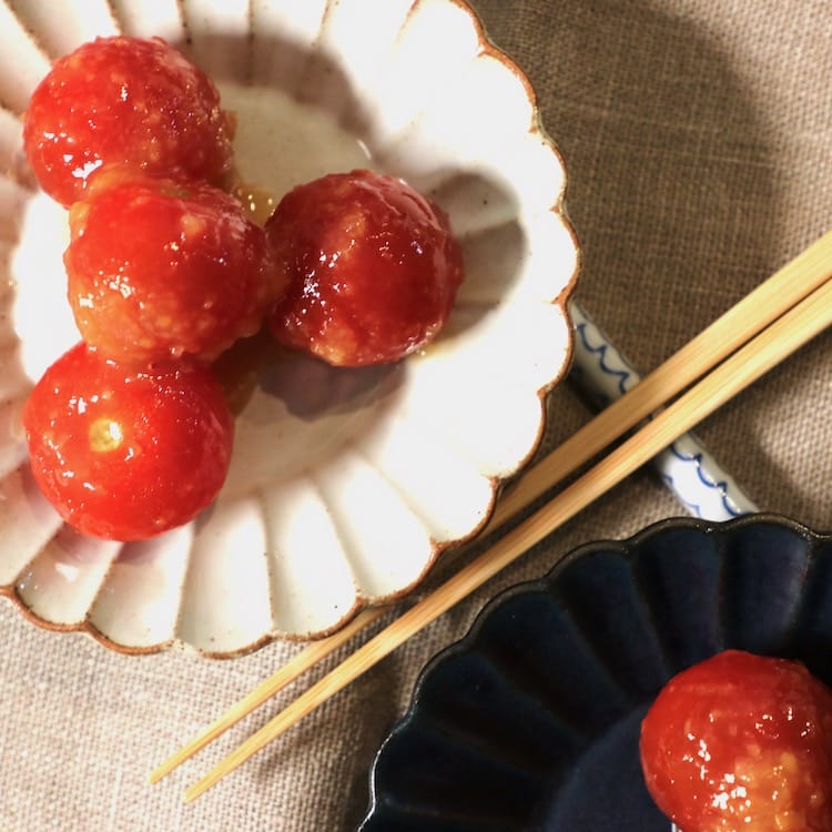 フルーツの様な甘さのトマト田楽(4人分)