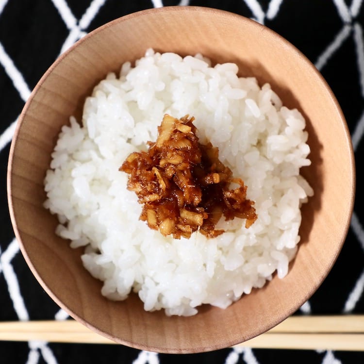 ピリ辛でご飯がすすむ、生姜の佃煮(4人分)