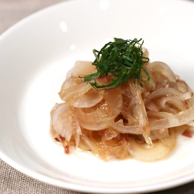 おかかがしっかり、玉ねぎのポン酢和え(2人分)