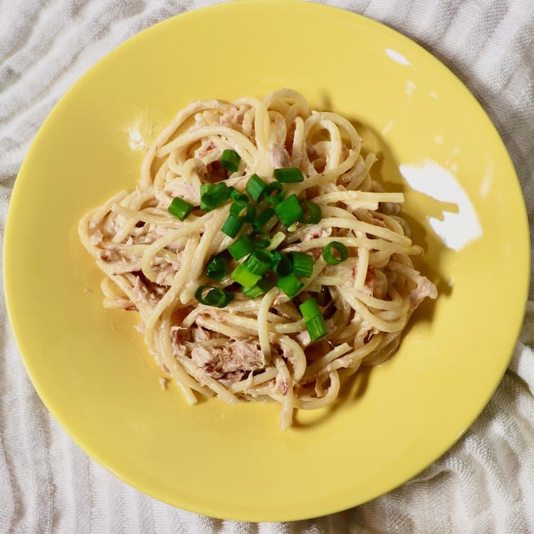 ツナマヨの和風スパゲティサラダ(1人分)