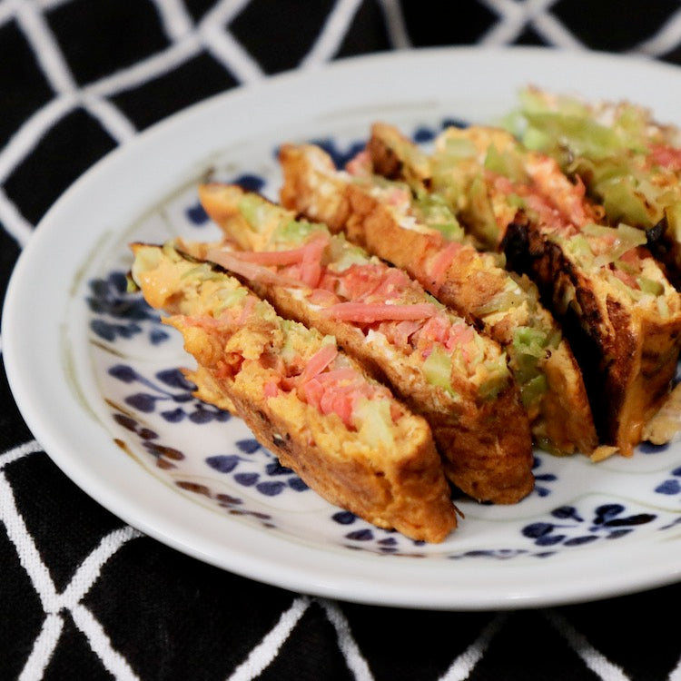 大阪風、キャベツのオムレツ(1人分)