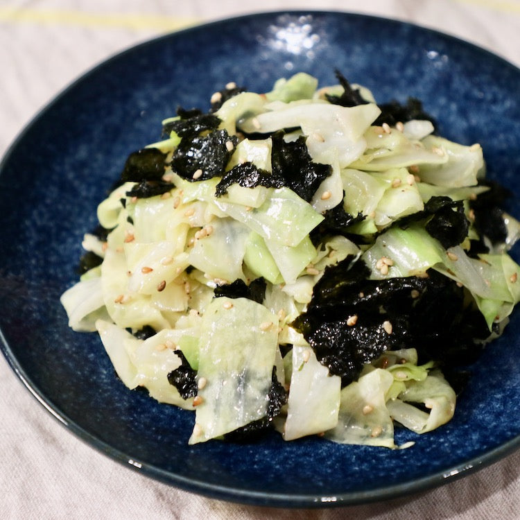 パクパク食べれる、キャベツと海苔のナムル(1人分)