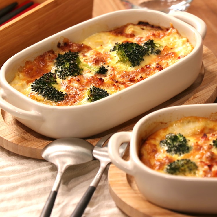 こんがりチーズがたまらない、豆腐のキッシュ(3人分)