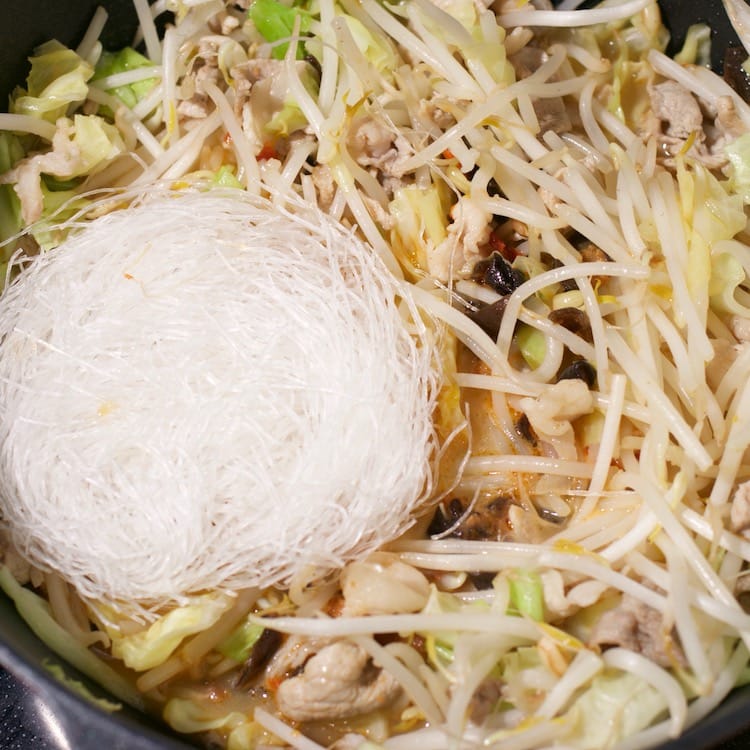 野菜たっぷりの麻婆春雨(5~6人分)