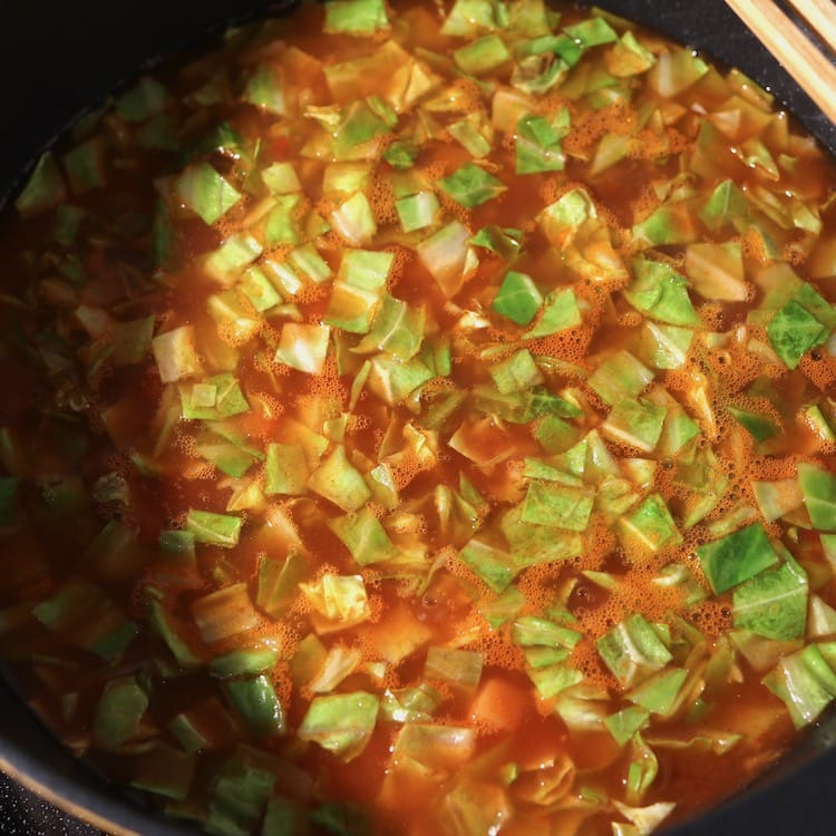 たっぷり野菜のミネストローネ(1~2人分)