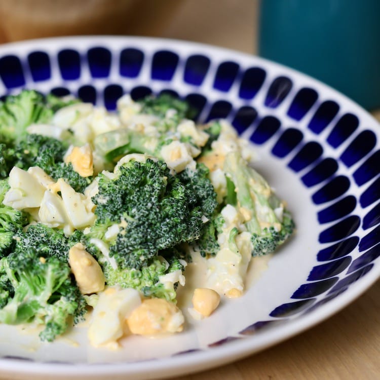 ブロッコリーとゆで卵のマヨサラ(1人分)