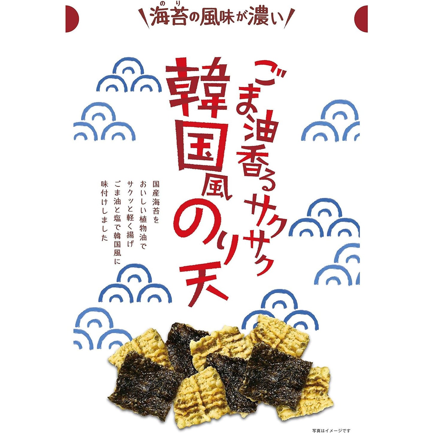ごま油香るサクサク韓国風のり天 70g