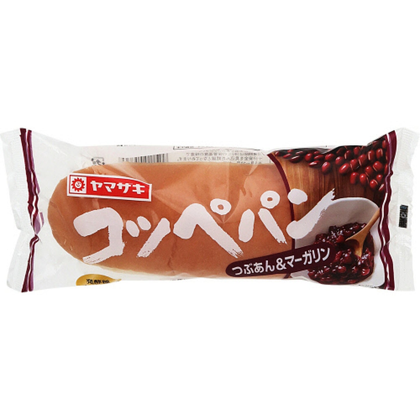 コッペパン つぶあん＆マーガリン
