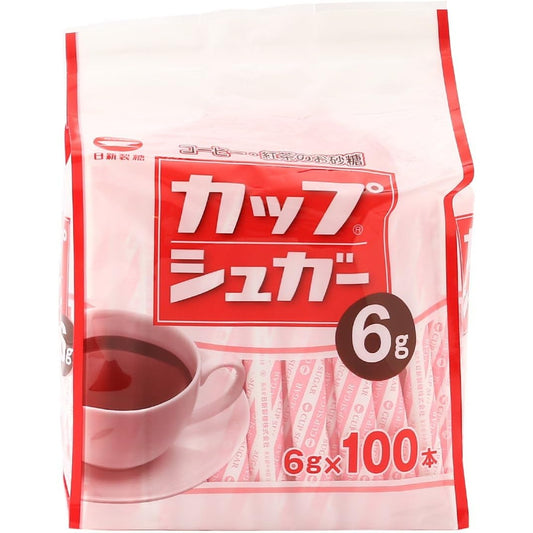 日新製糖 カップシュガー 6g×100本