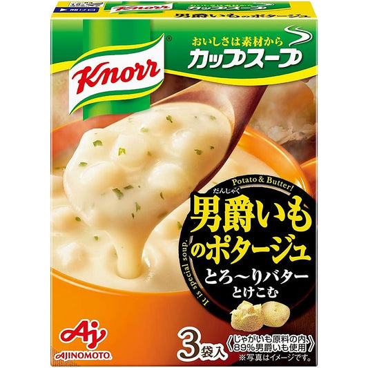 クノール カップスープ 男爵いものポタージュ 3袋