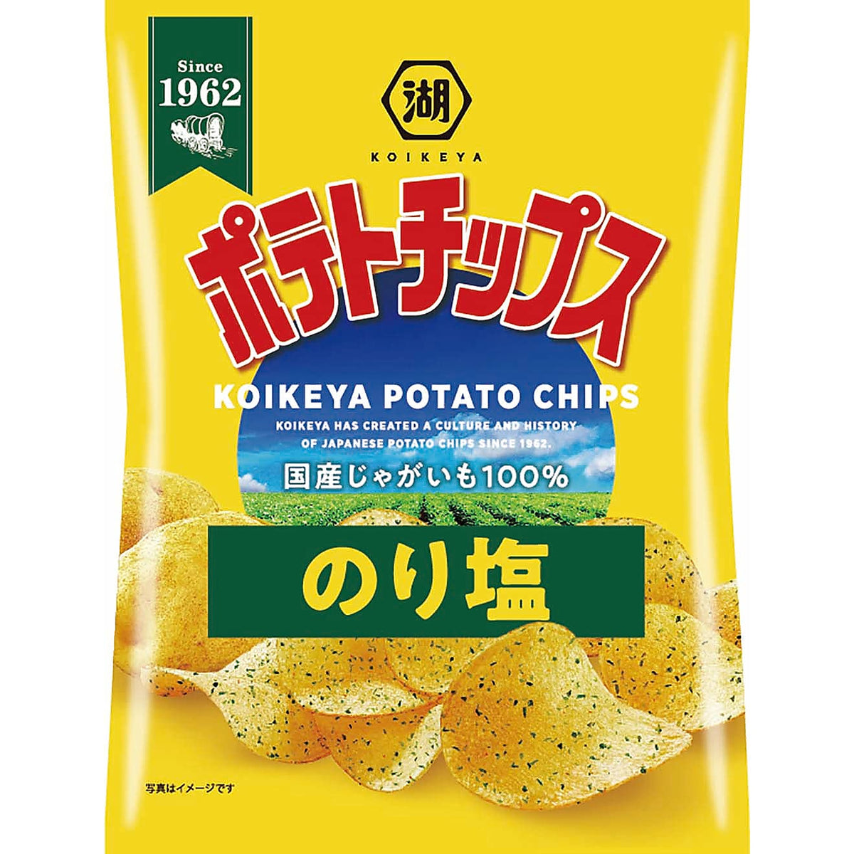 湖池屋 ポテトチップス のり塩 60g