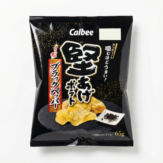 堅あげポテト ブラックペッパー味 60g