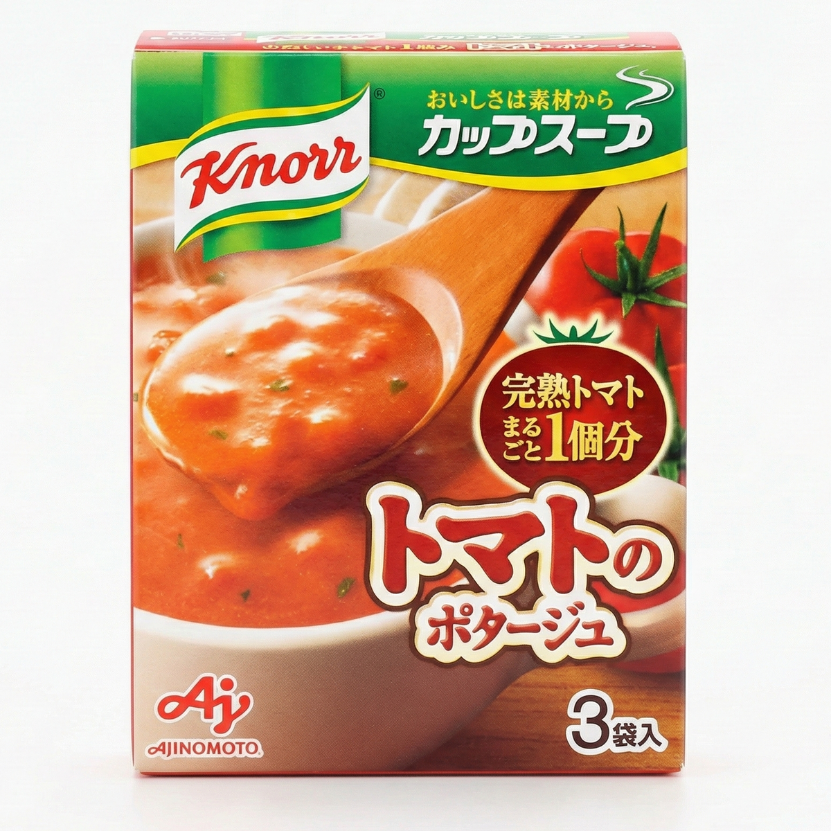 クノール カップスープ 完熟トマト丸ごと１個使ったポタージュ 3袋