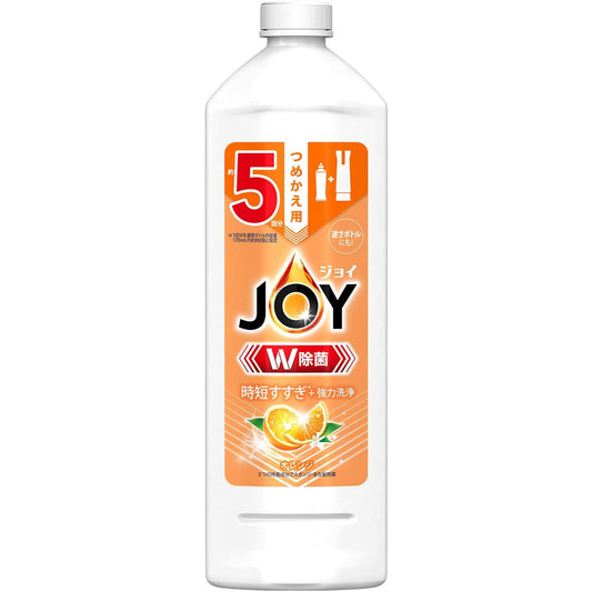 JOY W除菌 食器用洗剤 オレンジ 詰め替え 本体170ml / 詰替用325ml / 詰替用670ml