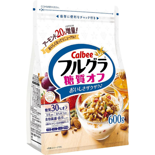 カルビー フルグラ 糖質オフ 25% 600g