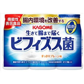 カゴメ生きて腸まで届くビフィズス菌 100mlx3本