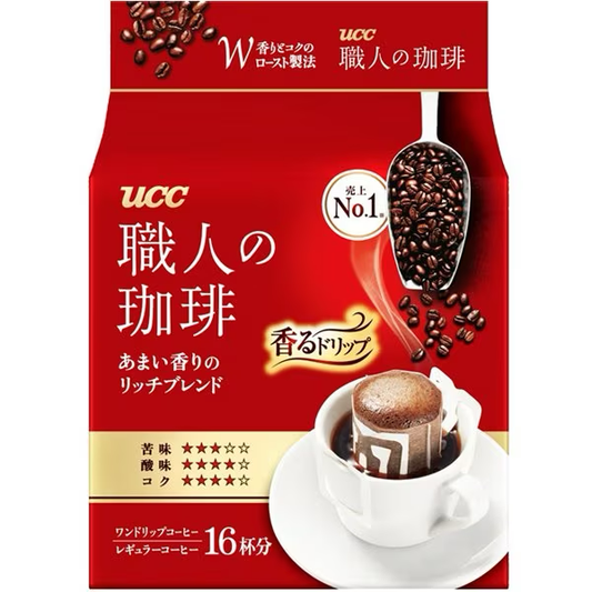 UCC 職人の珈琲 ワンドリップコーヒー あまい香りのリッチブレンド 16P