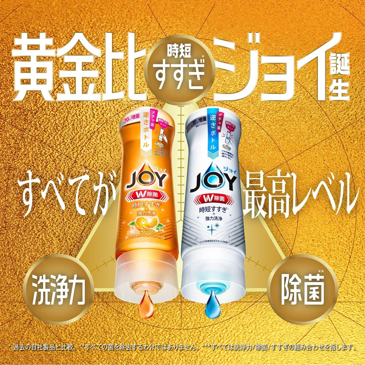 JOY W除菌 食器用洗剤 さわやか微香 詰め替え 本体 170ml / 詰替用325ml / 詰替用670ml