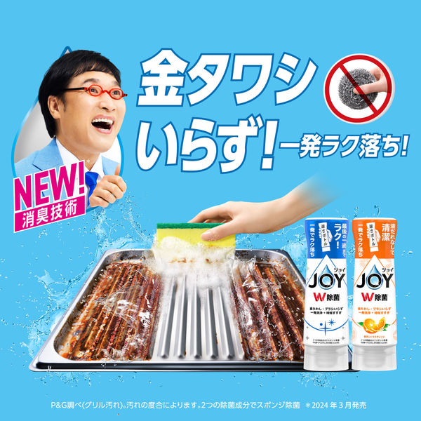 JOY W除菌 食器用洗剤 ピンクグレープフルーツ 詰め替え 670mL