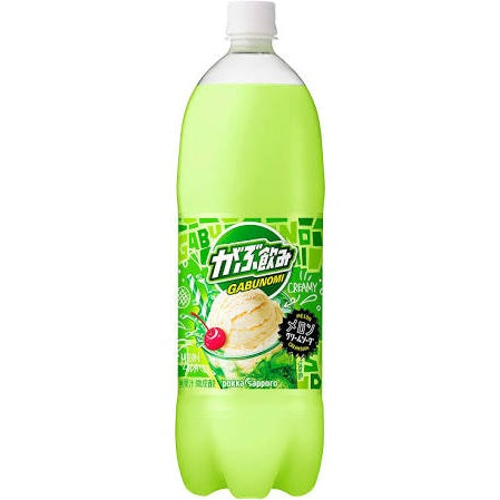 ポッカサッポロ がぶ飲みメロンクリームソーダ 500ml / 1.5L