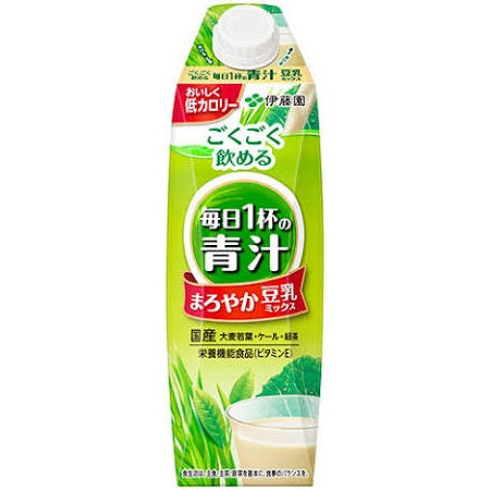 伊藤園 毎日1杯の青汁 まろやか豆乳ミックス 200ml / 1000ml