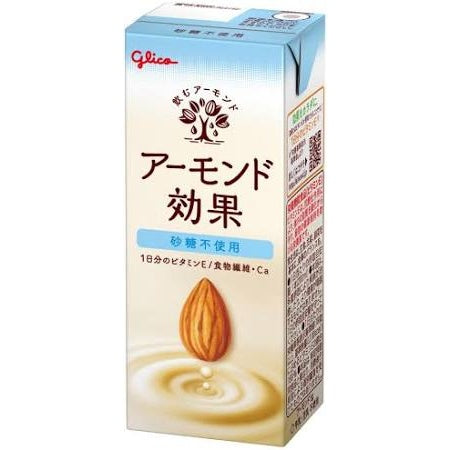 グリコ アーモンド効果 砂糖不使用 アーモンドミルク 200ml / 1000ml