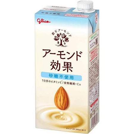グリコ アーモンド効果 砂糖不使用 アーモンドミルク 200ml / 1000ml