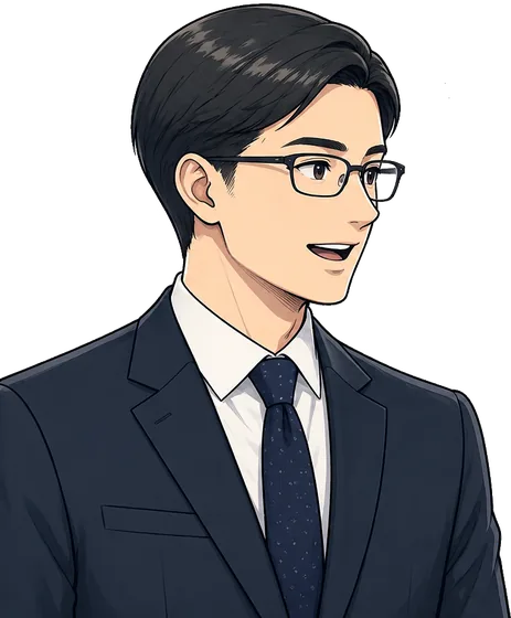 社会保険労務士の講師キャラクター